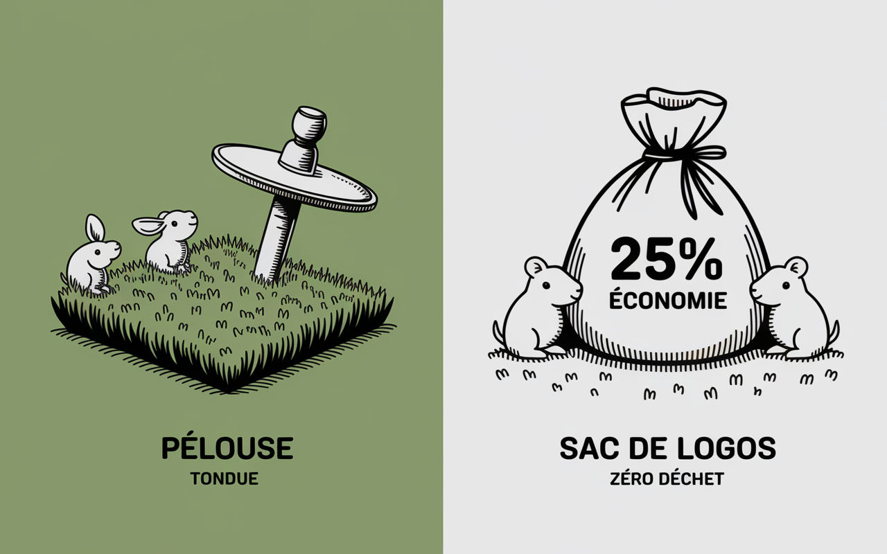 infographie eco paturage economie moutons tondeuse