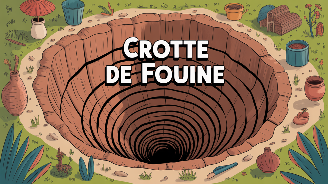 illustration crotte de fouine au grenier