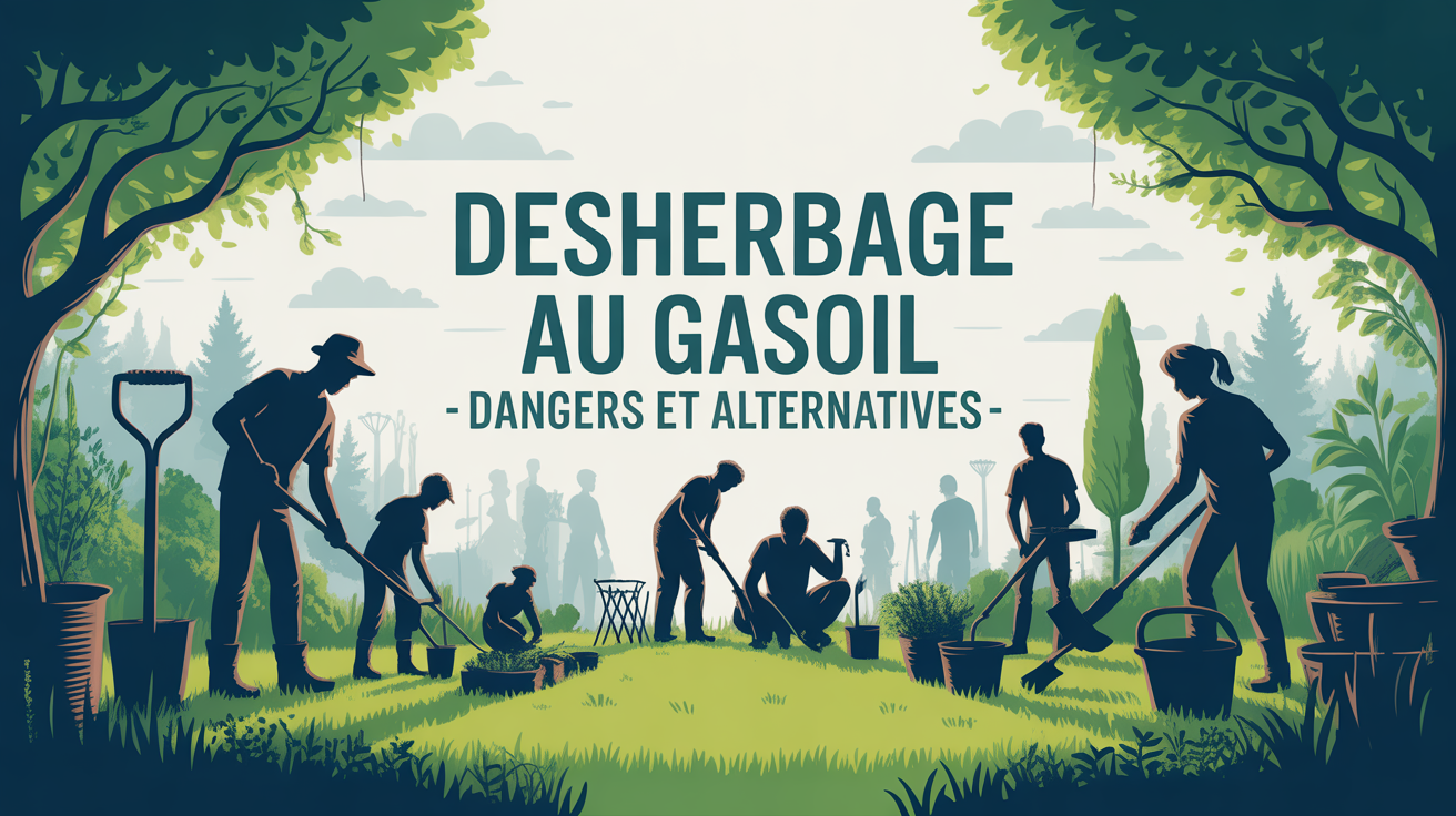 jardin vivant famille desherbage au gasoil dangers alternatives