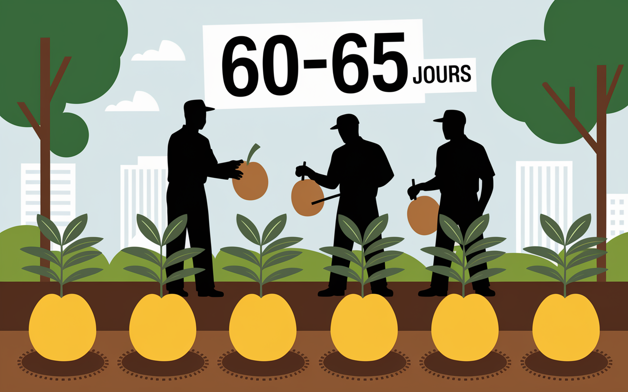 Plants Colomba potager urbain tubercules 60-65 jours