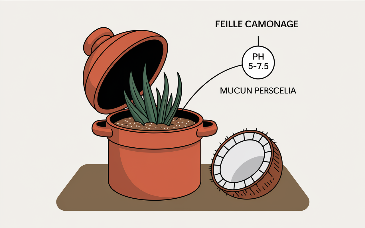 Substrat camélia intérieur terre acide