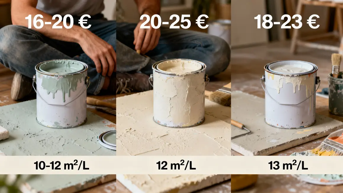 Tableau comparatif prix peinture Sikkens 2025