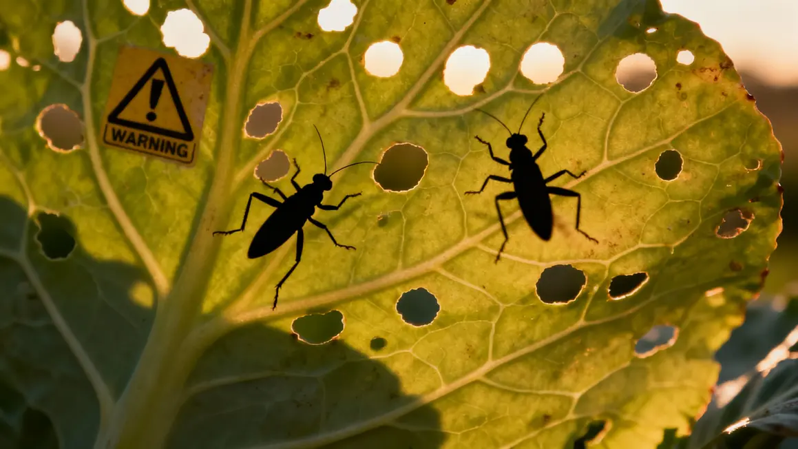 puce de jardin degats trous sur feuille crucifere