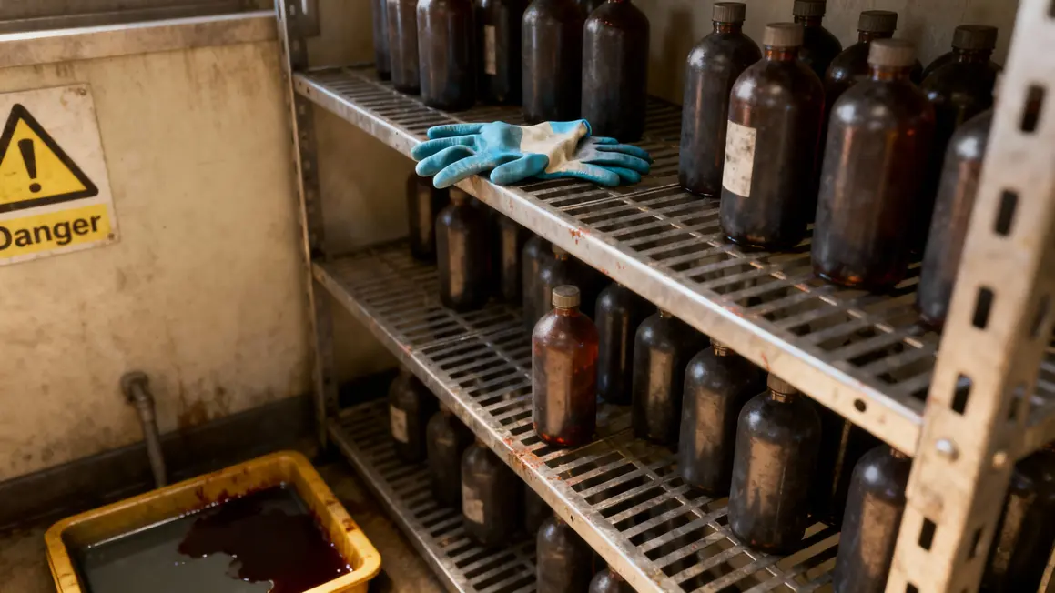 stockage sécurisé diluants alcool étagère métal danger bac retention