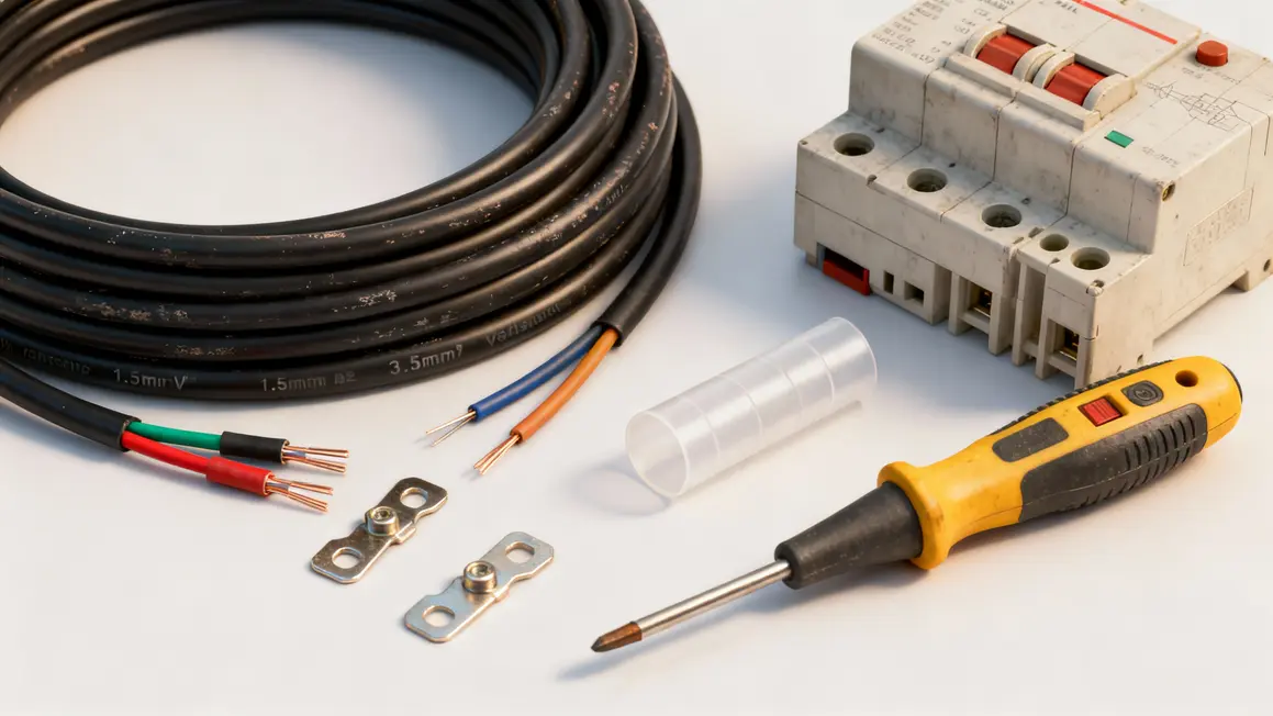 materiel installation vmc sans interrupteur cable disjoncteur