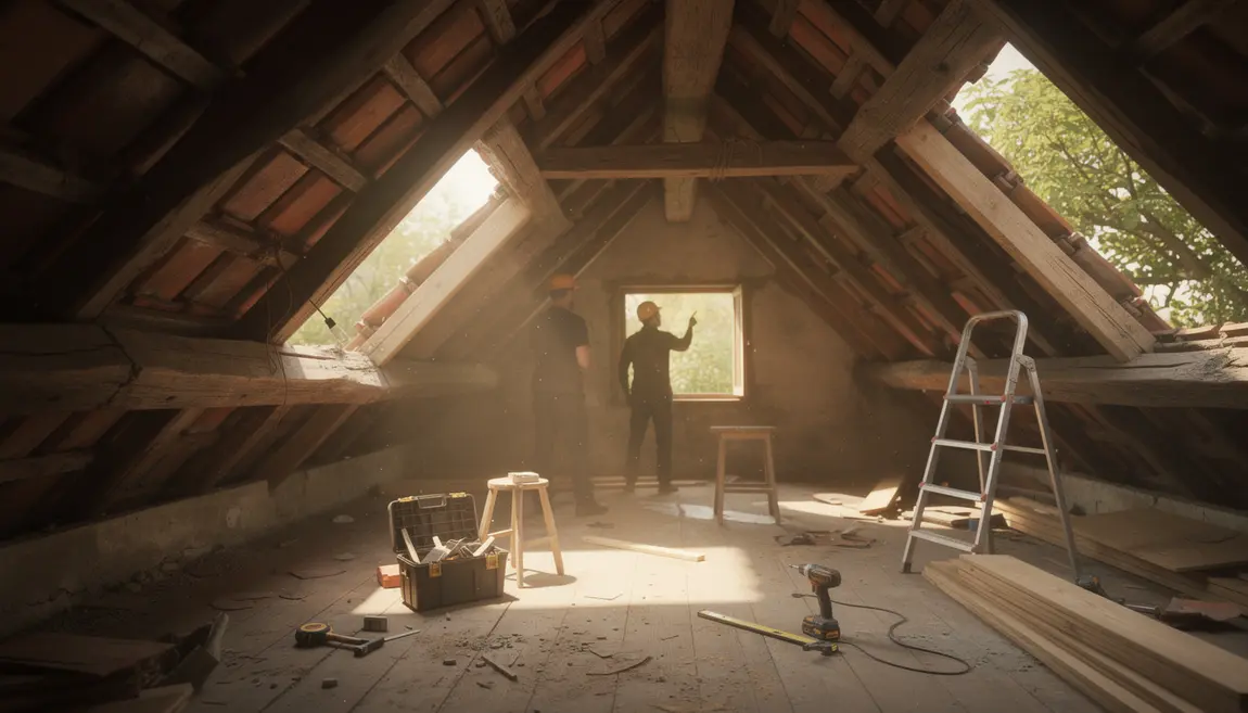 toit maison ancienne charpente bois renovation