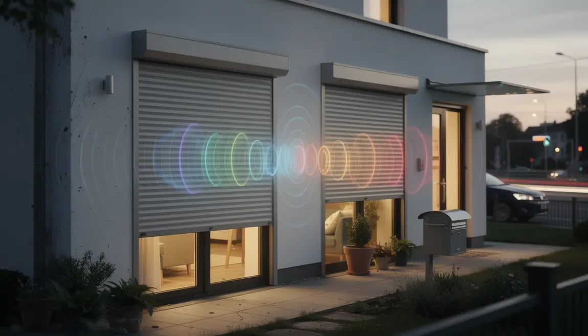 isolation phonique coffre volet roulant maison moderne ondes atténuées