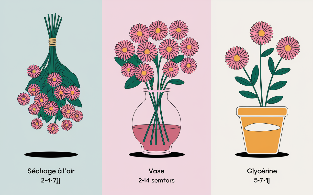 hortensia comment les faire secher infographie secher