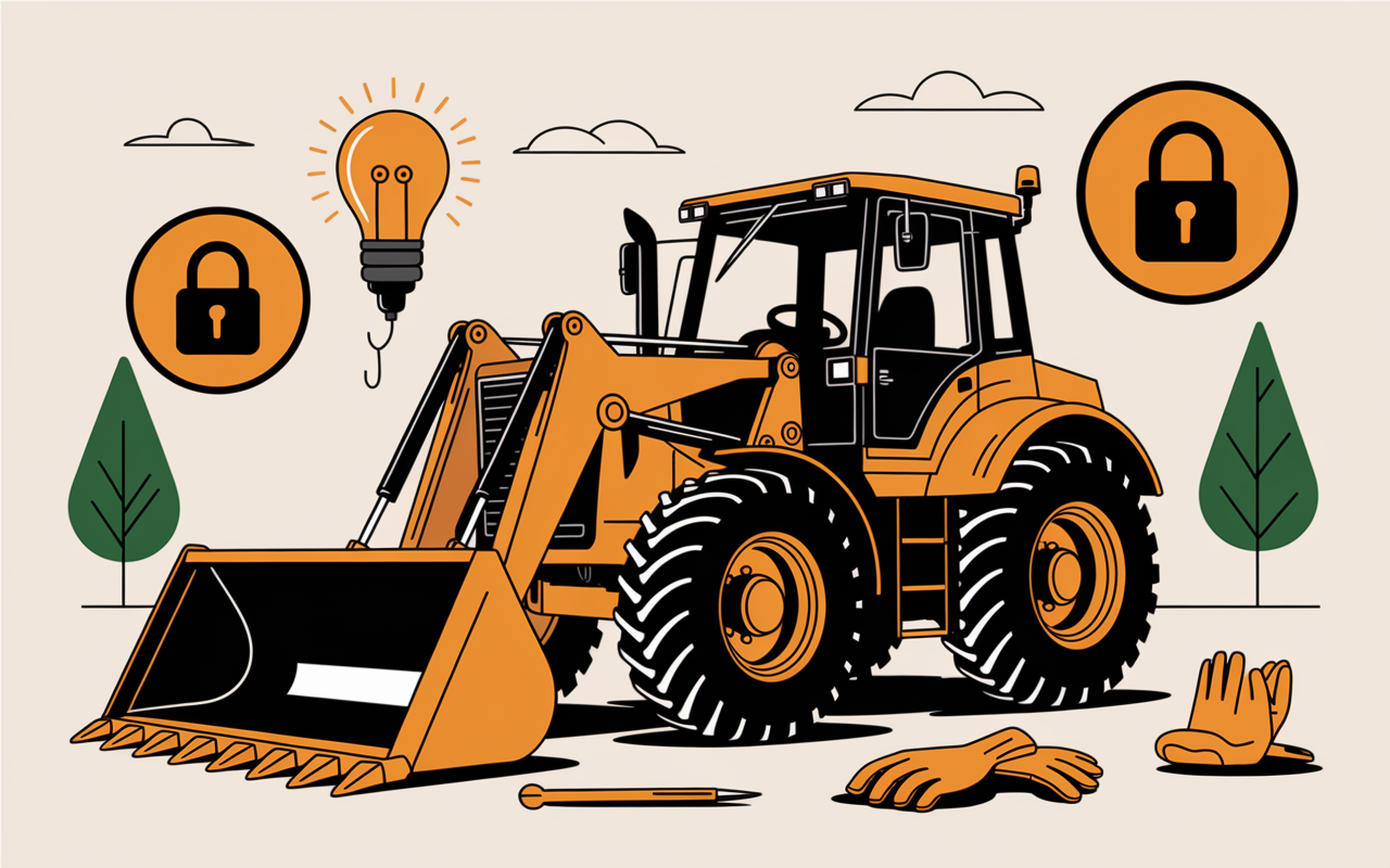 securite montage courroie sur tracteur tondeuse